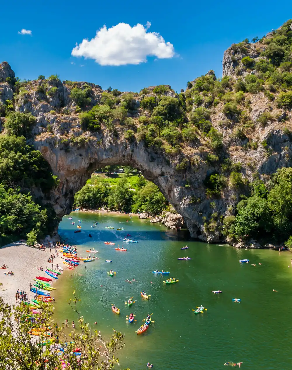 kamperen in ardeche