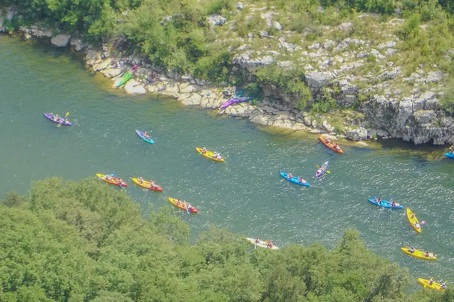 canoe en ardeche