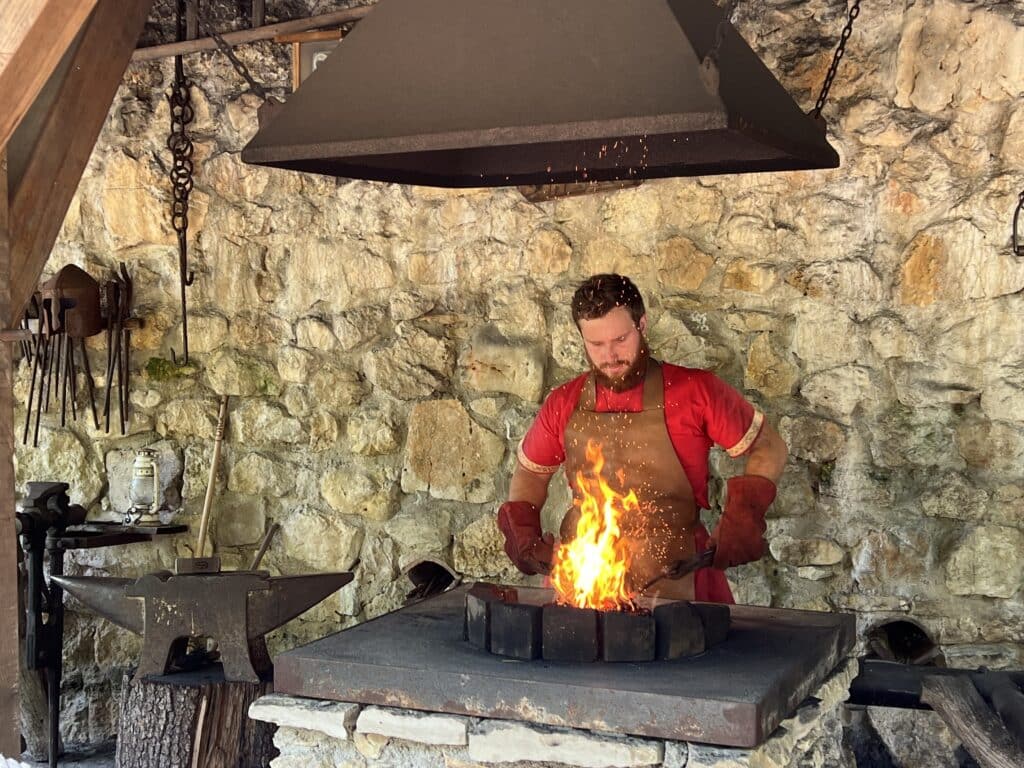 forge animation parc médiéval